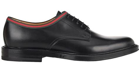 gucci black court shoes|black Gucci lace up shoes.